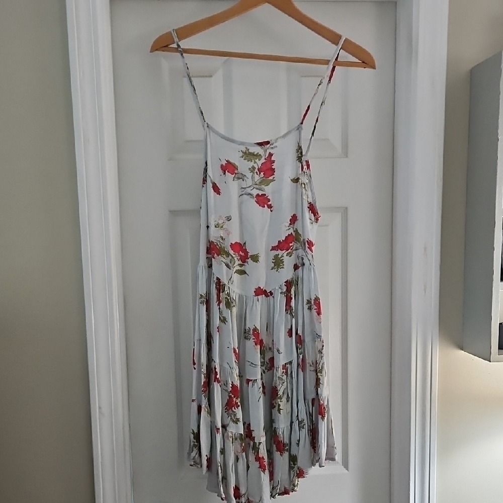 Floral Spaghetti Strap Dress